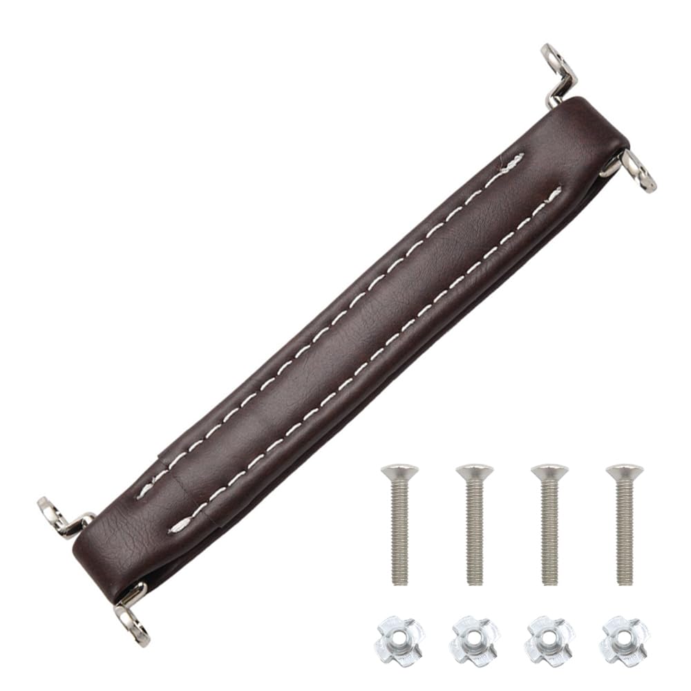 Ieron Vintage Style Guitar AMP Amplifier Vinyl Handle for FD Ampeg AMPS (Coffee)