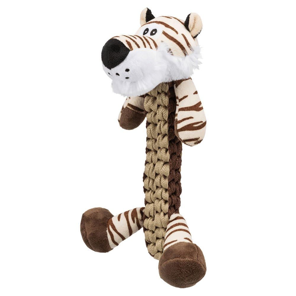 TRIXIE Tiger Plush Toy, 32 cm – Durable plush toy for dogs & cats – Soft polyester – Ideal for cuddling & play - 35727