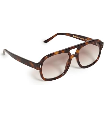 Amazon.com: Illesteva Sunglasses Wilson - Amber/Brown Flat  display picture 2