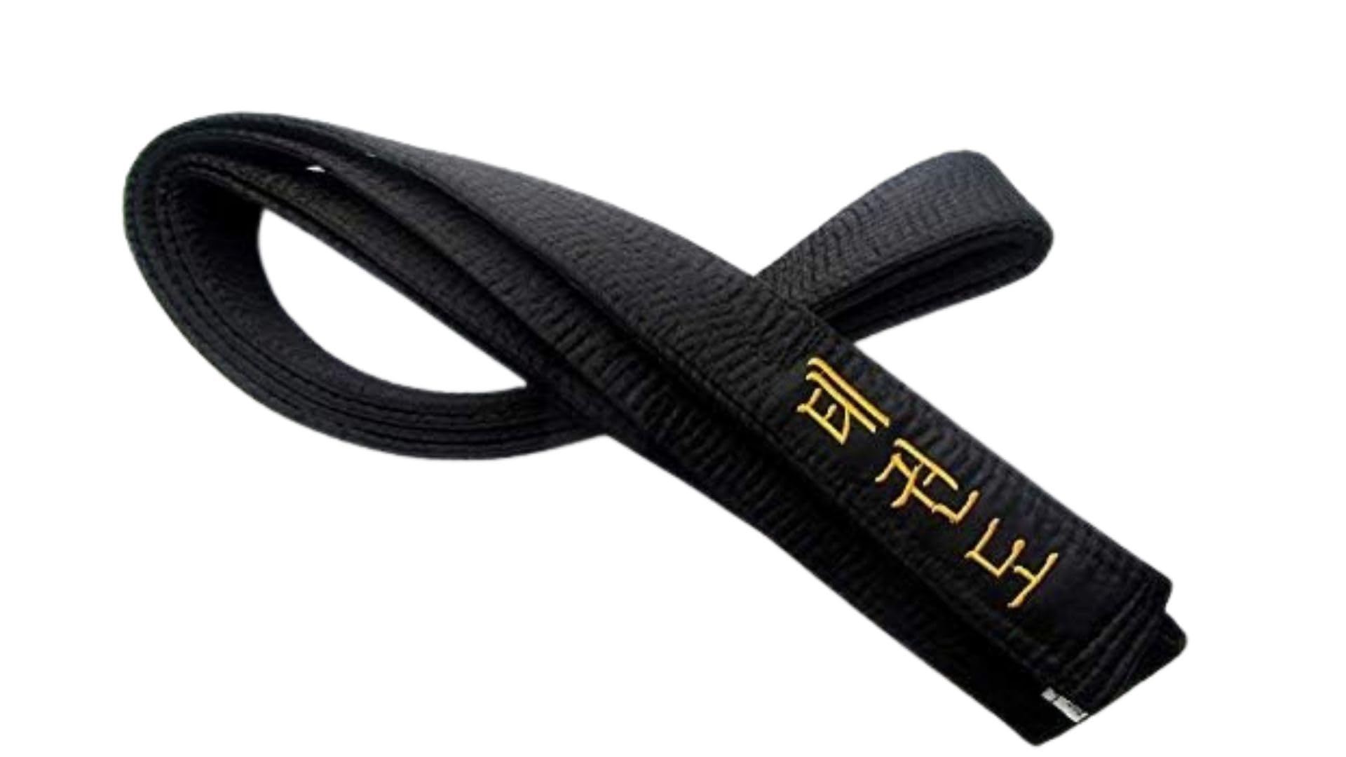 Black Belt SATIN TAEKWONDO BELT TKD Embroidery 300cm For Men/Women Black Belt Shihan