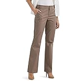 Lee Womens Wrinkle Free Mid Rise Bootcut Pant