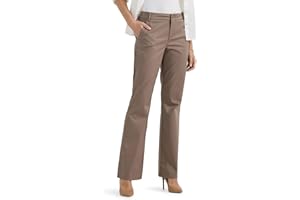 Lee Womens Wrinkle Free Mid Rise Bootcut Pant