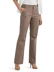 Lee Women's Wrinkle Free Mid Rise Bootcut