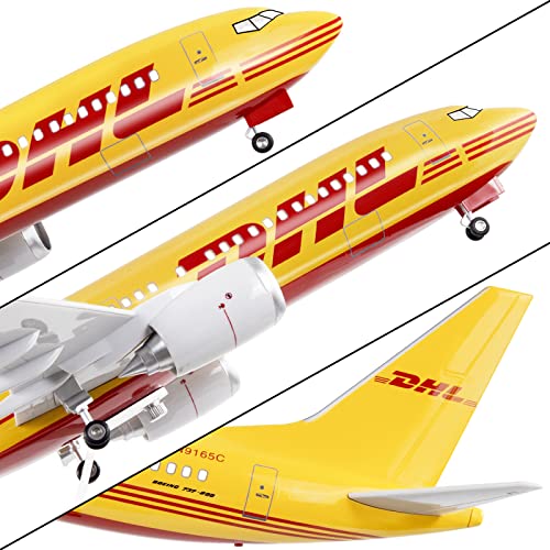 24Hours 18” 180 Scale Model Jet DHL Airplane B737 Model Planes