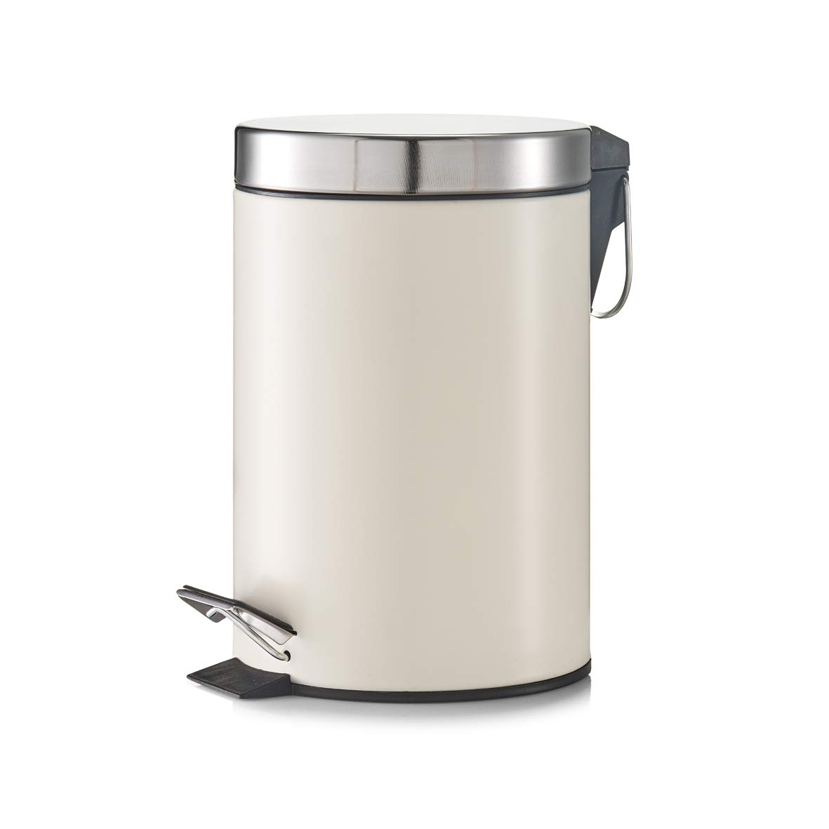 Zeller Pedal Bin, Cream, 3 Litre