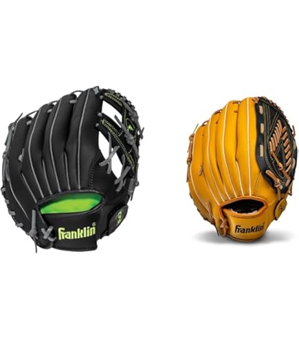 Kids Youth Baseball Gloves Soft PU Leather Baseball Glove Left Hand Catcher's Mitt Sports Batting Glove Practicing Training Competition Gloves Thicken Pitcher Softball Glove 9.5Inch/11.5Inch