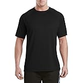 Harbor Bay by DXL Men's Big and Tall Swim Rash Guard T-Shirt