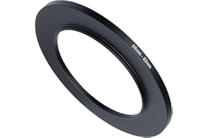 GZNLY 58mm to 82mm Step-up Adapter Rings Filter Adapter Black Metal Step Down Filter Ring Adapter Compatible with All Brand UV CPL ND Camera Lens Filter Stepping Rings (58mm-82mm)