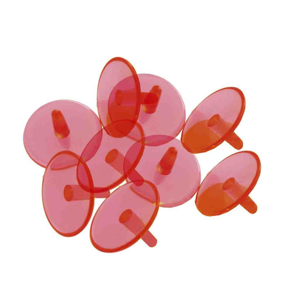 Pink Golf Ball Markers Plastic Marker, 19mm (200Pcs)