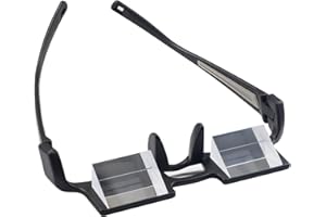 CHANGAR Prism Glasses Light-weight Lazy Glasses Horizontal Reading Spectacles 90° Vision Neck Protection Prism Glasses for Bedridden Lying Down Reading and Watching TV/Mobile Phone in Bed