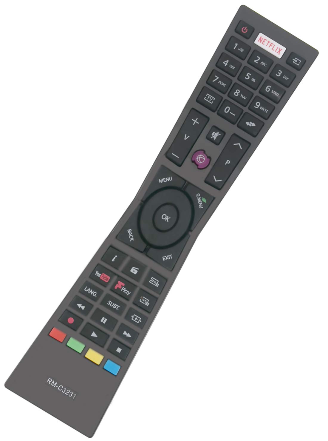 RM-C3231 sub RM-C3232 Remote Control Fit for JVC TV LT-24C661 LT-32C660 LT-32C661 LT-32C666 LT-32C670 LT-32C671 LT-40C680 LT-40C860 LT-43C680 LT-43C862 LT-43C870 LT-49C760 LT-49C770 LT-49C860