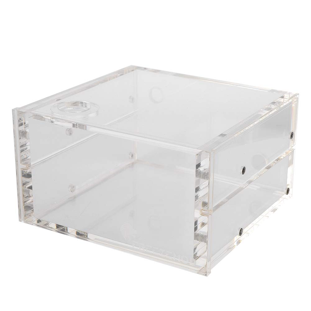 Water Cooling Tank,1.25L Computer Water Cooling Tank,CPU Water Cooler Reservoir System Heat Sink Kit,All Transparent Acrylic,for PC Computer Water Cooling System