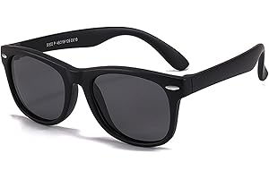 Polarized Toddler Sunglasses for Girls Boys Flexible Frame Kids Sunglasses UV400 for Ages 3-10 Children’s Gafas de Sol