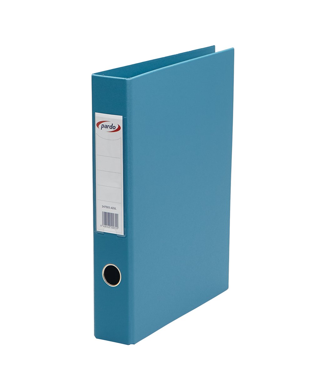 Pardo 787078 40 mm PVC 4-Rings Folder - Blue