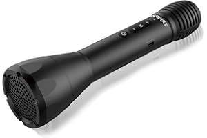 TAKSTAR 2-in-1 Bluetooth Wireless Microphone & Voice Amplifier, Portable Wireless Mic Speaker, Handheld Microphone Loudspeaker for Singing, Home Party, Karaoke, Meeting, Outdoors, Speech, Party - DA10