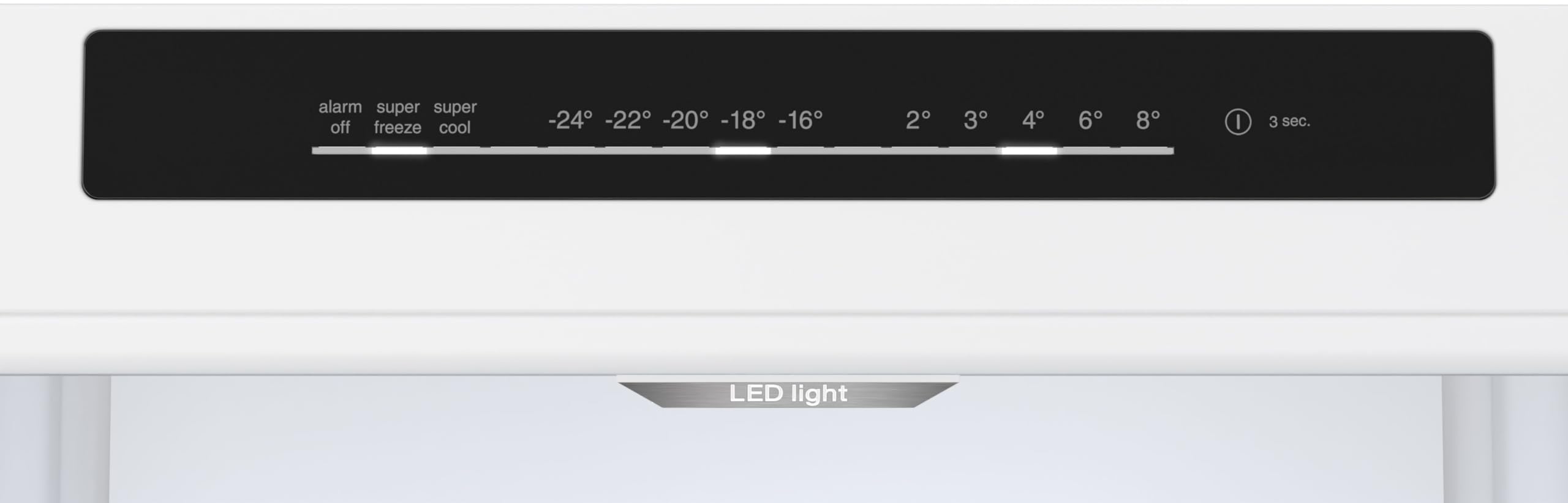 Bosch KGN39VIBT Serie 4 Kühl-Gefrier-Kombination, 203 x 60 cm, 260 L Kühlen & 103 L Gefrieren, VitaFresh XXL längere Frische, NoFrost nie wieder abtauen, LED-Beleuchtung gleichmäßige Ausleuchtung 6