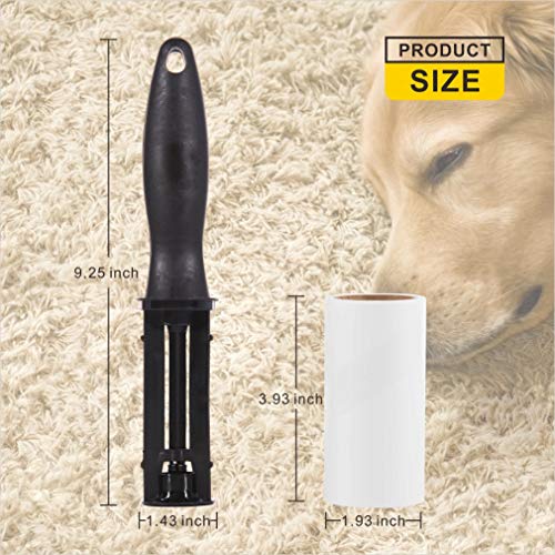 Lint Roller Pet Hair Remover Extra Sticky Tape Rollers with Cover for