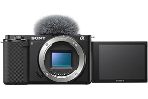 Sony Alpha ZV-E10 - APS-C Interchangeable Lens Mirrorless Vlog Camera - Black
