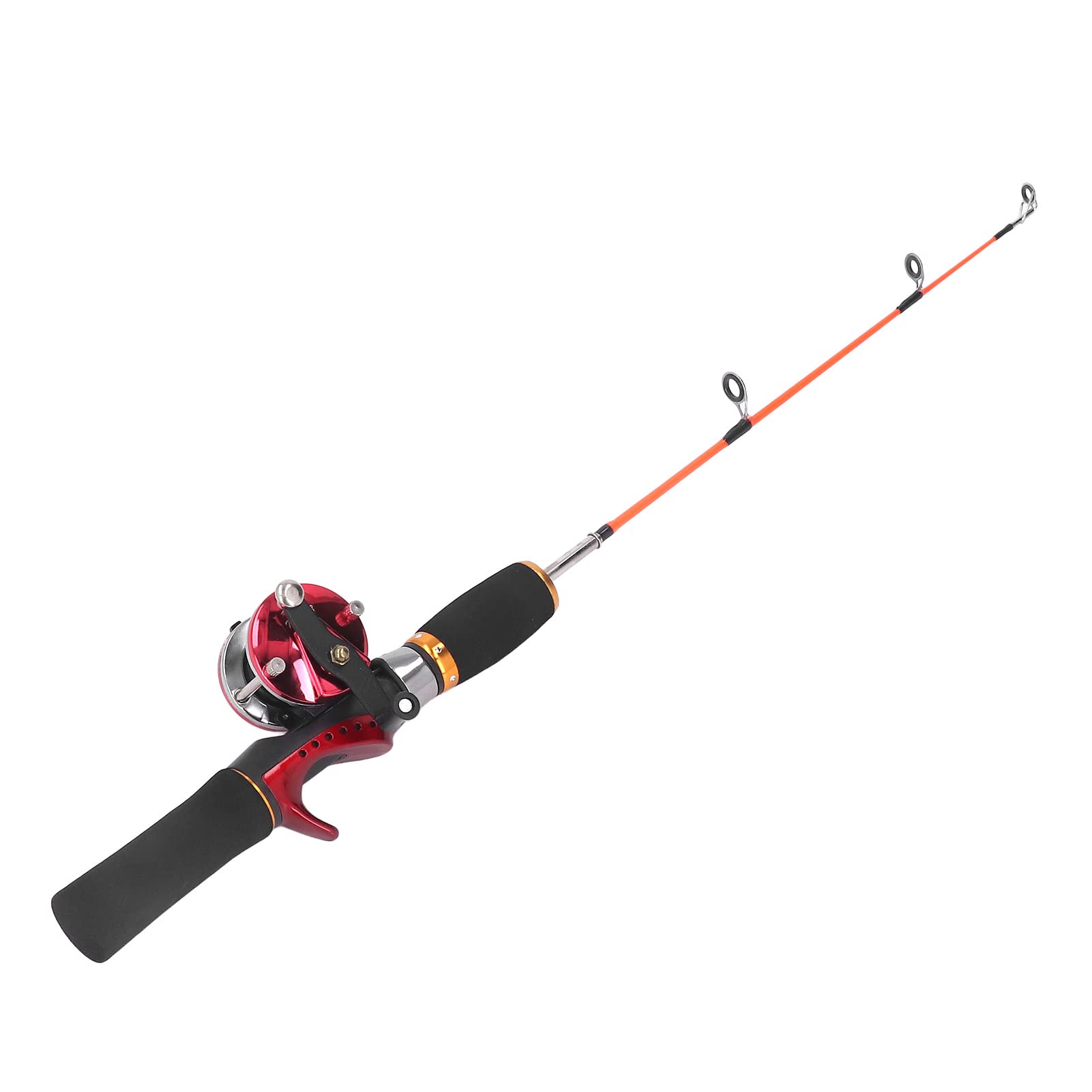 Winter Ice Fishing, Reel with Line Ice Fishing Rod Rod Tips Hook Scoop Combination Gear Set for Outdoor