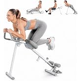 Wonder Core Pro Max - Ab Machine for Stomach Workout, Ab Workout Equipment for Home Gym Trainer, 4-in-1 Exercise Equipment - Rowing, Leg Press, Glider, Roman Chair
