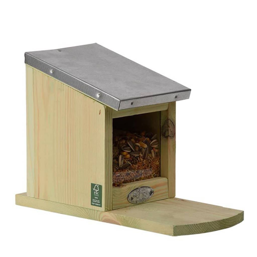 Wooden Squirrel Feeder
