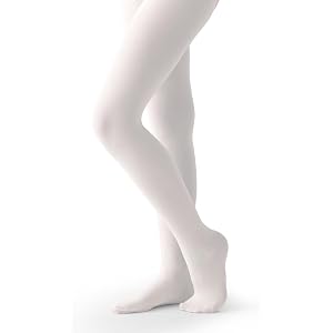 SKIDREAM 50D Girls' Dance Tights, Ultra Soft Opaque Footed Ballet Stockings | Ideal for Ballet & Everyday Wear, Move Freely,