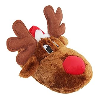 Unisex Home Weihnachten Elch Hausschuhe Winter Indo Produktbild-Vorschau 4
