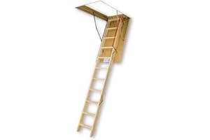 FAKRO LWS-PL 66853 Insulated Attic Ladder for 22-Inch x 54-Inch Rough Openings