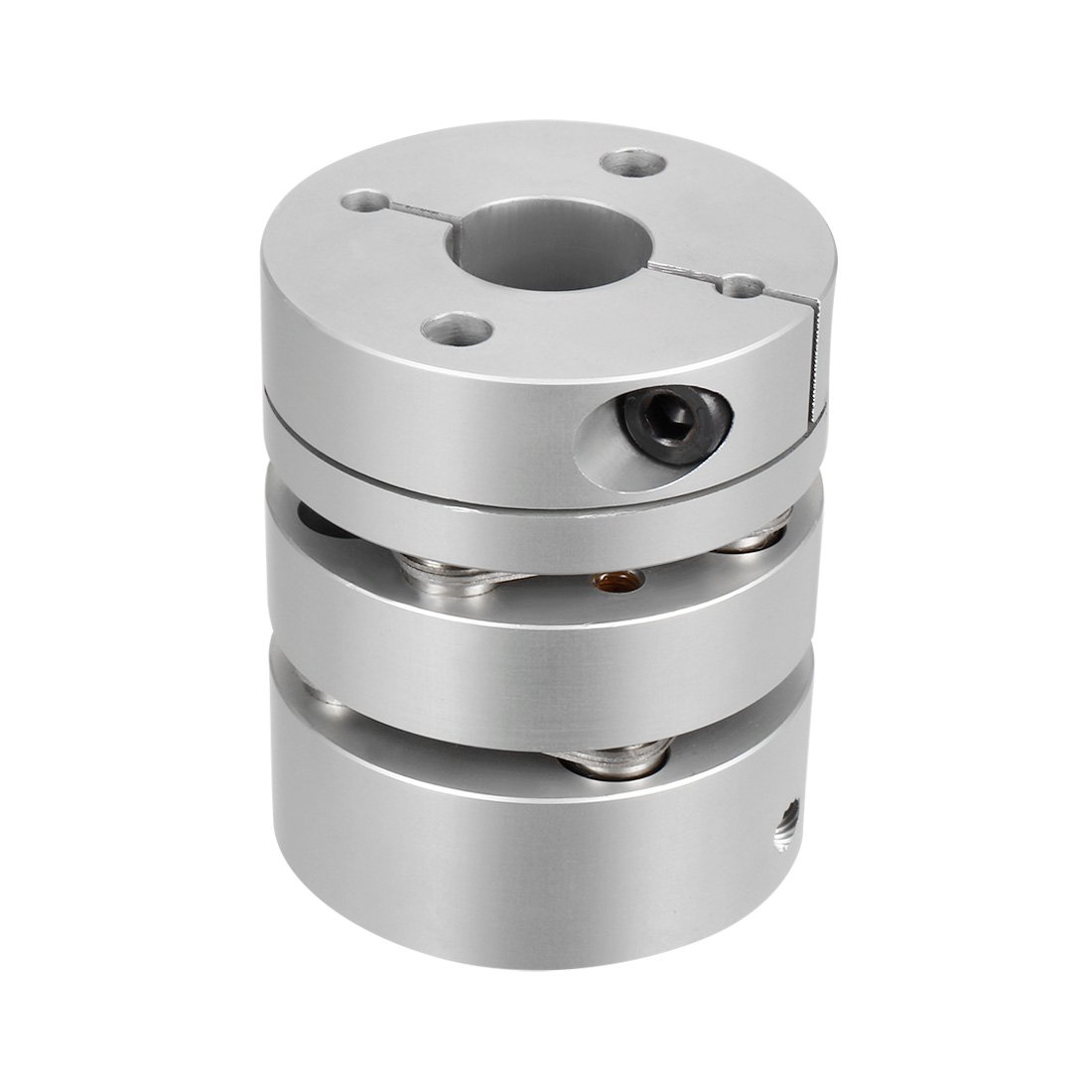 sourcingmap 14mmx14mm Clamp Tight Motor Shaft 2 Diaphragm Coupling Coupler