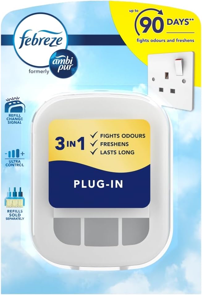 Febreze Ambi Pur 3Volution Plug-In Refills Case Odour Eliminator