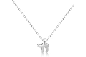 Alef Bet by Paula Chai Hebrew Mini Necklace Parent