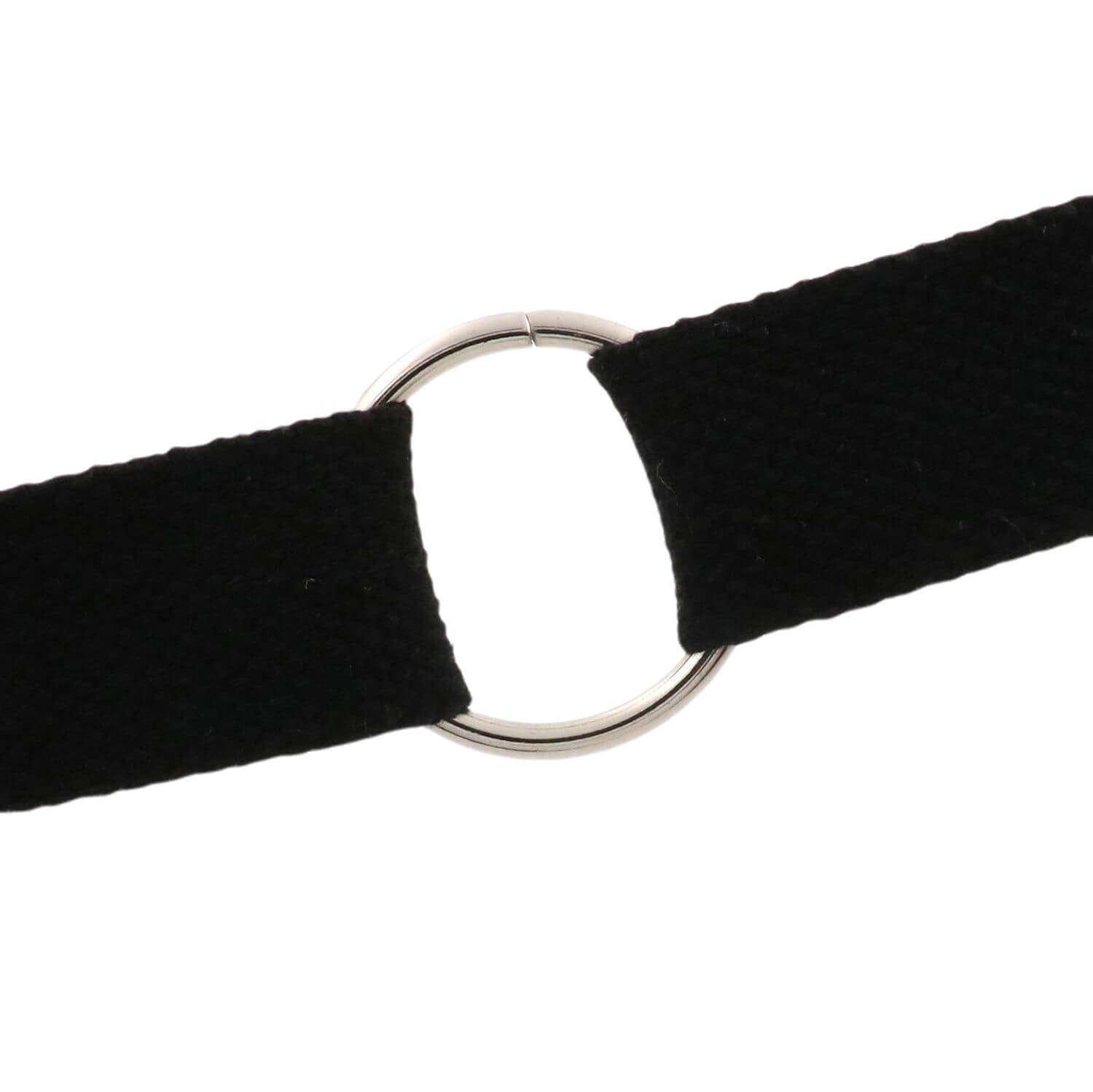 BIKICOCO 1-1/2'' Metal O-Ring Buckle Connector Round Loops Non Welded for Bags Webbing Purse and Belt Straps, Silver, Pack of 20