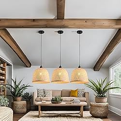 Teru Ji Kaikang Hand Woven Bamboo Pendant Light
