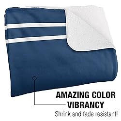 Millikin University Primary Logo Stripes Sherpa