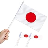 Anley Japan Mini Flag 12 Pack - Hand Held Small