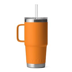 YETI Rambler 25 oz Tumbler with Handle and Straw