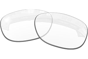 OOWLIT Replacement Sunglass Lenses for Ray-Ban Meta Wayfarer RW4008 53mm HD Clear Non-Polarized