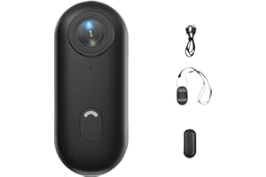 Deedlite TK™ 4S Body Camera with WiFi, 1080P Ultra HD, 150 Min Battery, Compact, Hands-Free POV Recording (Black, No SD Card)