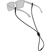 Chums Slimfit Silicone Glasses Strap &amp; Sunglasses Neck Strap | Sunglass Lanayard Fits Most Frames - UV Resistant Waterproof Eyeglass Strap for Kayaking, Wakeboarding, Fishing