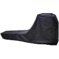 Mini Lustrous Rowing Machine Cover, Fitness Equipment Covers Protective Cover Dustproof Water-Resistant Stationary Fitness Fabric for Indoor Or Outdoor Use, Black