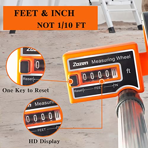 Zozen Measuring Wheel with Makring Flags Distance Measuring Wheel in