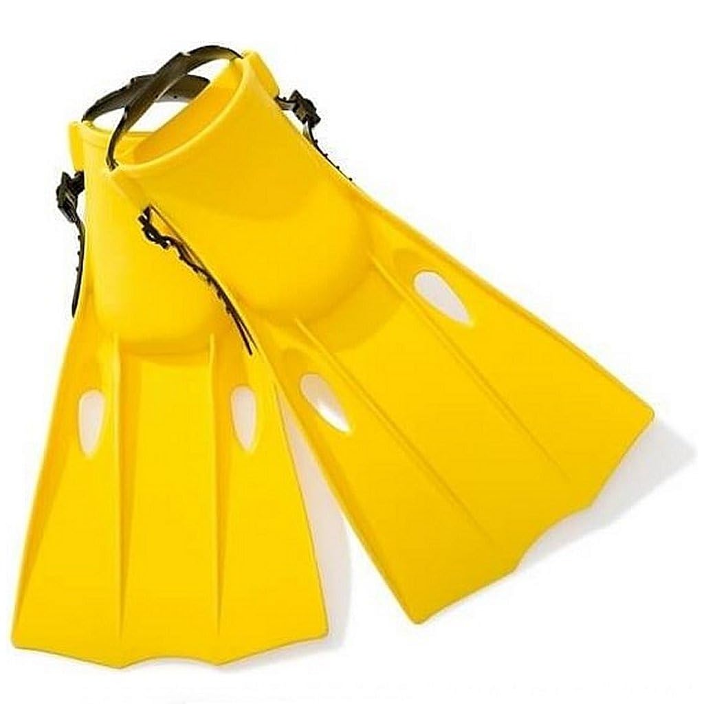 Intex Medium I.6, Flippers, Unisex – Adults’, Yellow, 20.3 x 8.9 x 52.1 cm