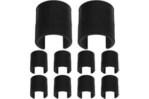 Milisten 10Pcs 360° Rotatable Soccer Training Clips, Universal Connector Buckles for Agility & Slalom Poles, Durable ABS Spor