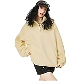 GXDZLEO Women quarter Zip Up Pullover Hoodies-Half Sweatshirt Sweater,Fleece Jacket,Clothing for Airport Outfits 2025