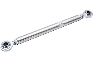 YUCHENSHLP 7" Adjustable Tensioning Rod Heim Joint Alternator Bracket Fits for SBC BBC 350 454 302 engine