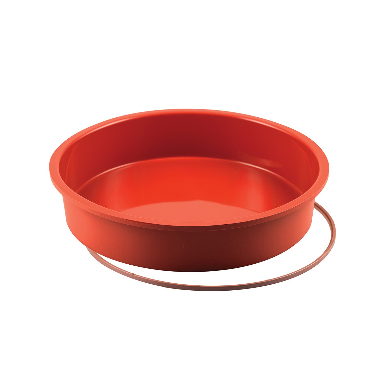 Silikomart - SFT118 Round Mould - Silicone Mould Ø180 H 40 MM, Terracotta
