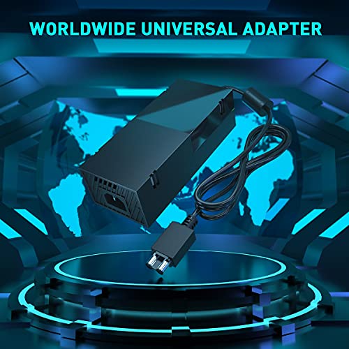 WEGWANG Xbox One Power Supply, Power Cord with Brick Adapter for Xbox