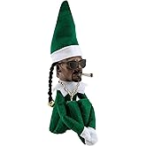 Christmas Elf Doll Decoration, Black Elf Doll Hip Hop Doll,Suitable for Family Holiday Party Decorations Christmas Tree Penda