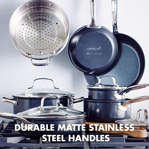 GreenPan Chatham Black Prime Midnight Hard Anodized Healthy Ceramic