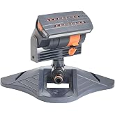 ZHIZHOUNEY Adjustable Sprinkler Upgraded Adjustable Sprinkler for Lawns Yards and Gardens with 16 Nozzle Oscillating Heads